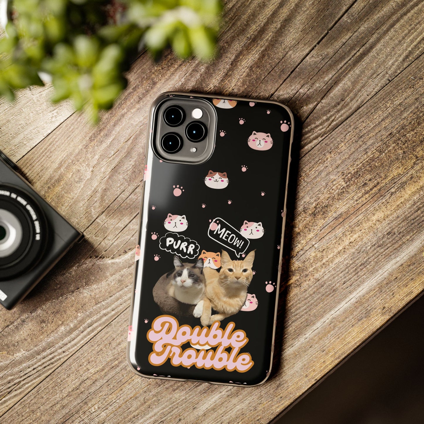 Phone Cases - Cat lovers - Black Design