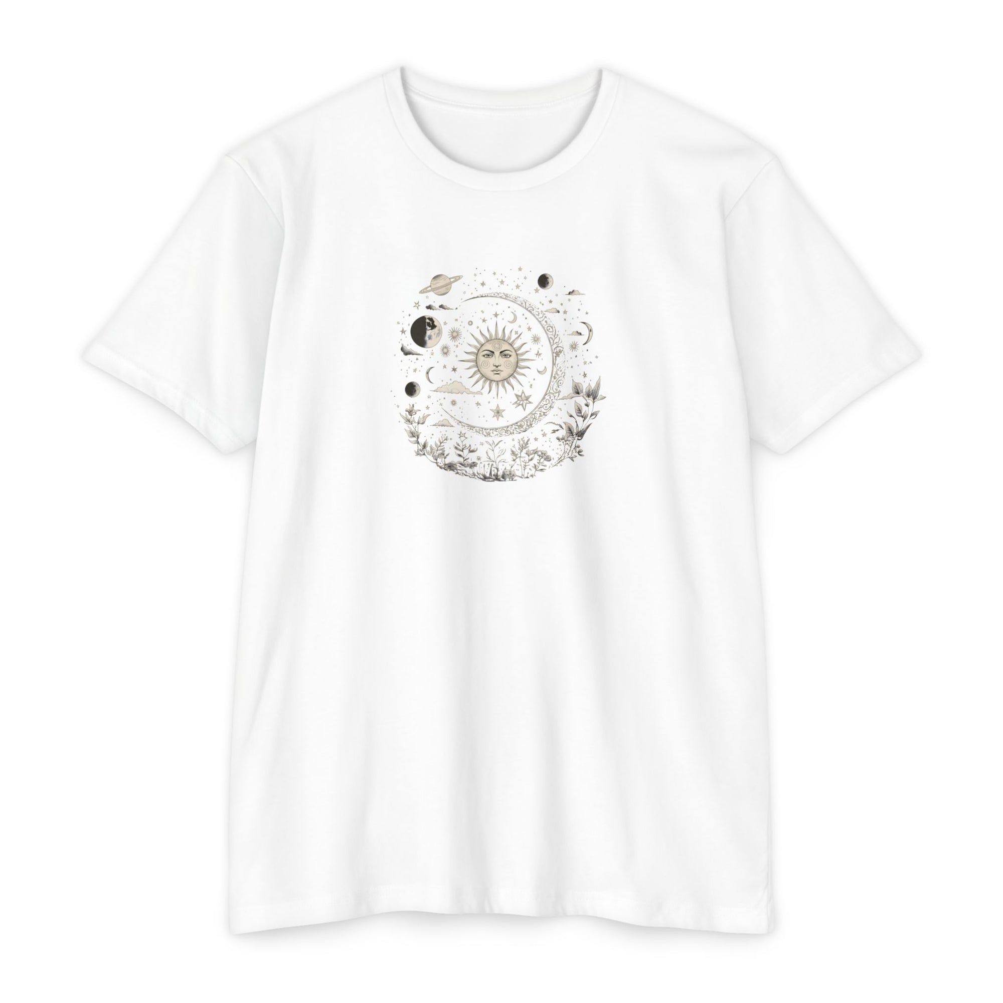 Mystic Sun & Moon Celestial Astrology T-Shirt