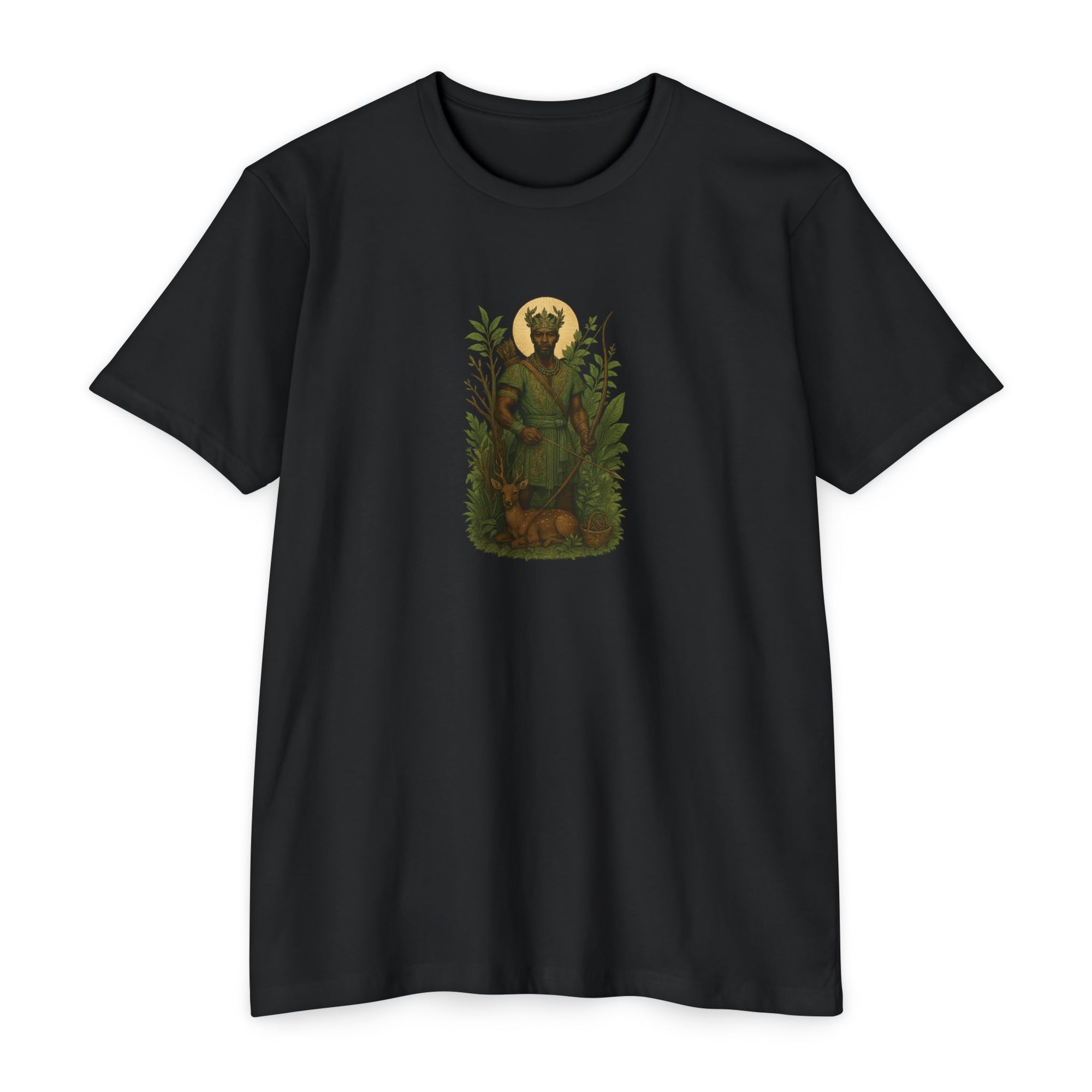 The Forest Spirit - Oshosi Orisha African Spirituality T-shirt