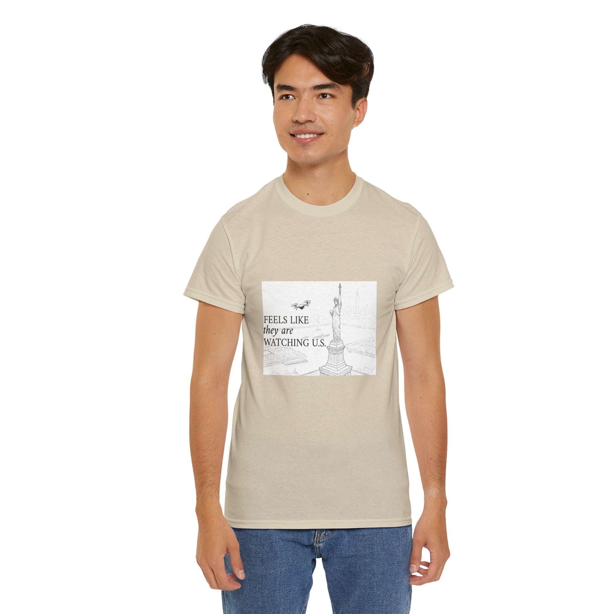 Feels Like They Are Watching US - Drones over NYC T-shirt