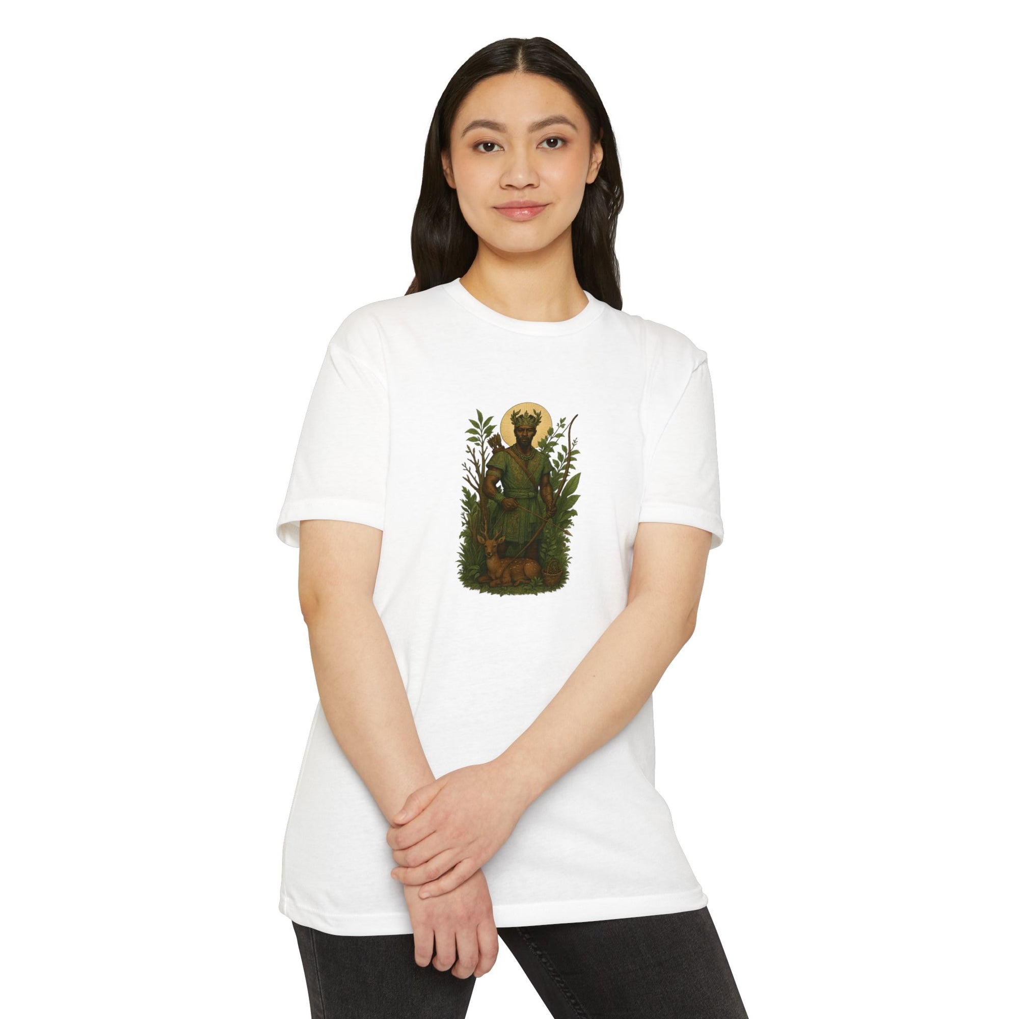 The Forest Spirit - Oshosi Orisha African Spirituality T-shirt