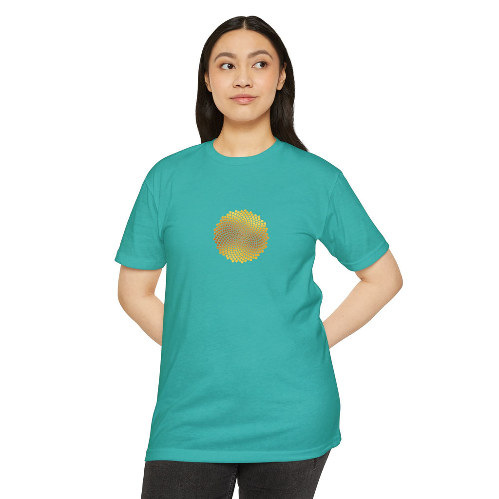 Sunflower Seeds Fibonacci Spirals T-Shirt