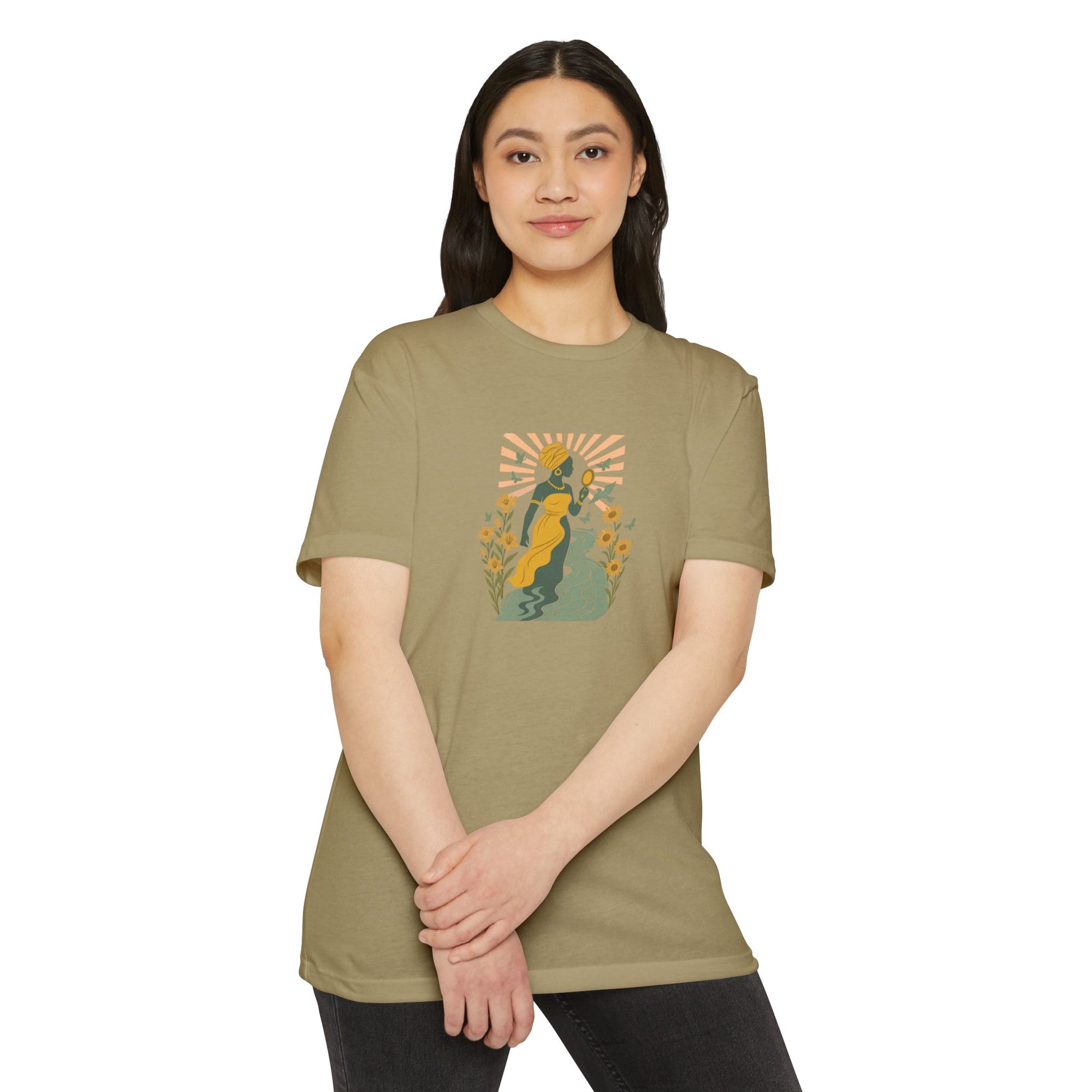 Oshun (Ochún or Oxúm) Orisha African Spirituality T-Shirt