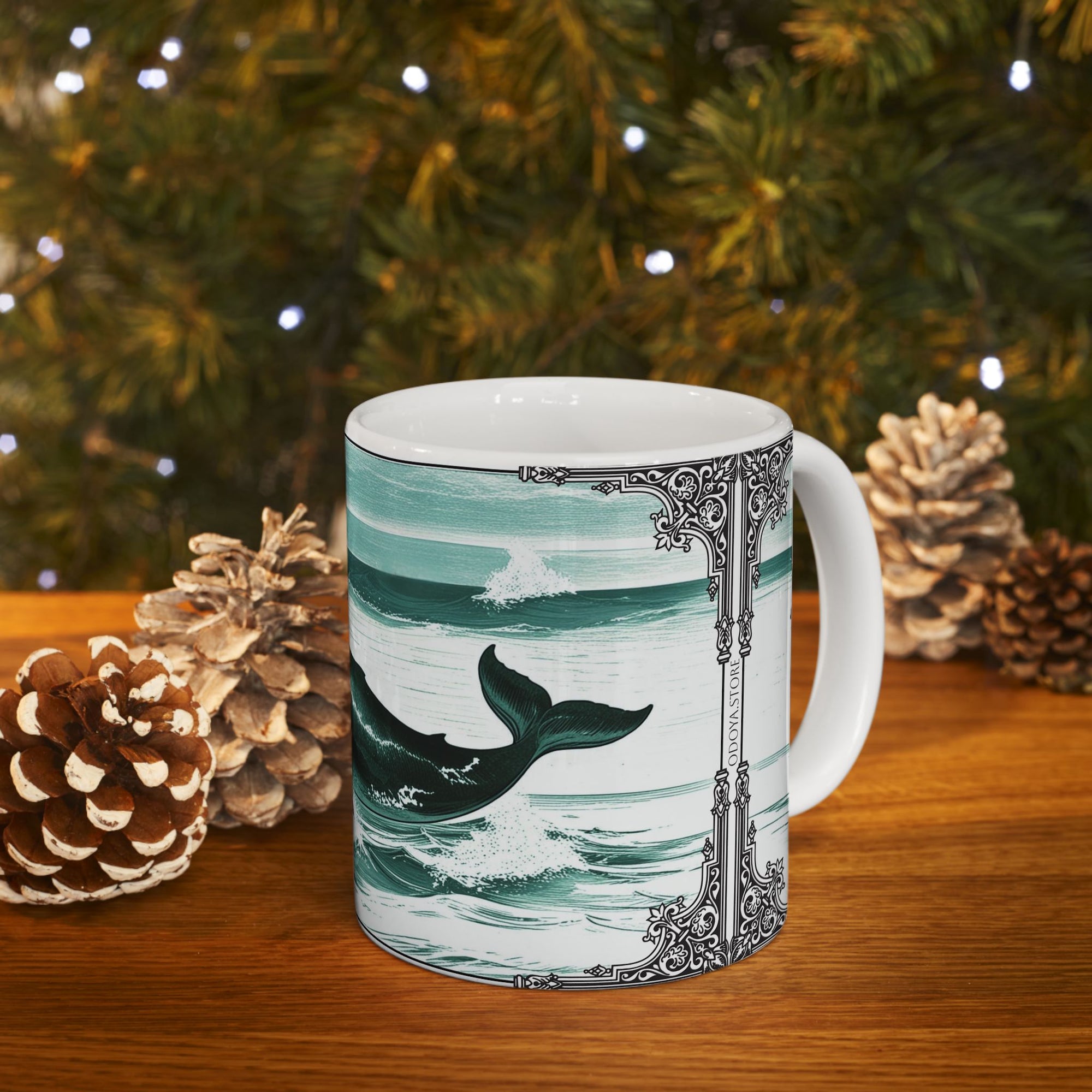 Whale Ceramic Mug - Summer Decoration - Father's Day Gift Idea