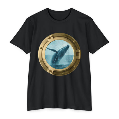 Whale Breaching T-Shirt – Minimal Ocean Design for Nature Lovers