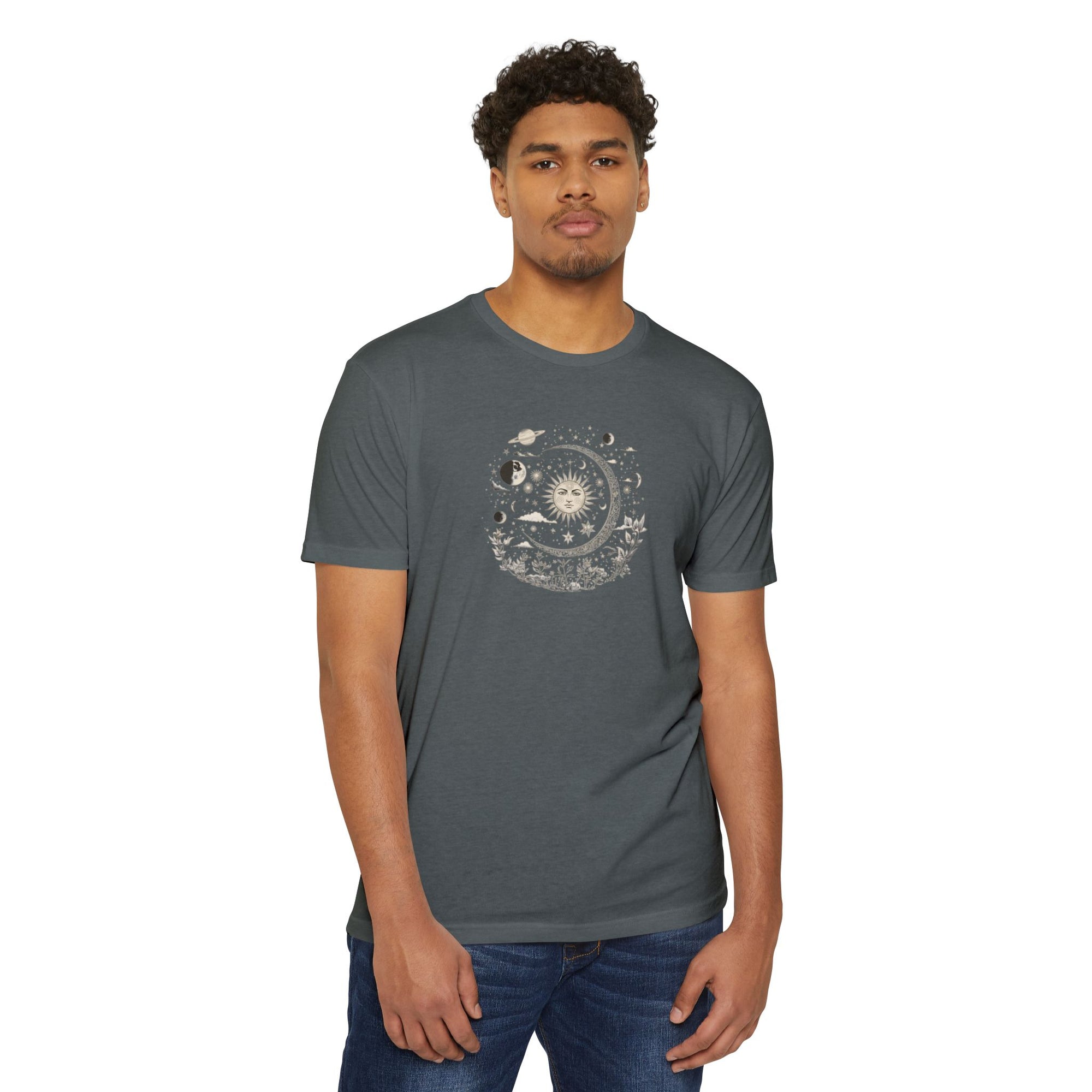 Mystic Sun & Moon Celestial Astrology T-Shirt