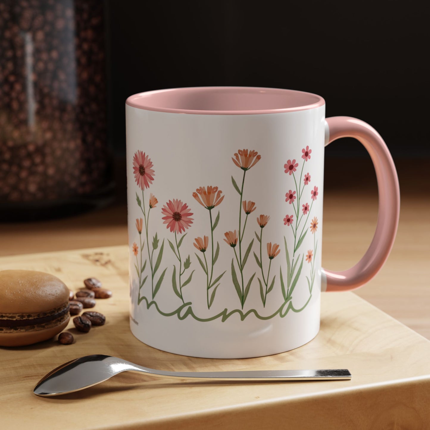 Coffee Mug Minimalist Flowers Mother's Day Gift