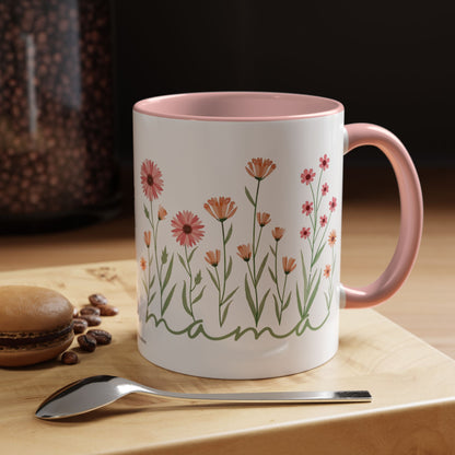 Coffee Mug Minimalist Flowers Mother's Day Gift