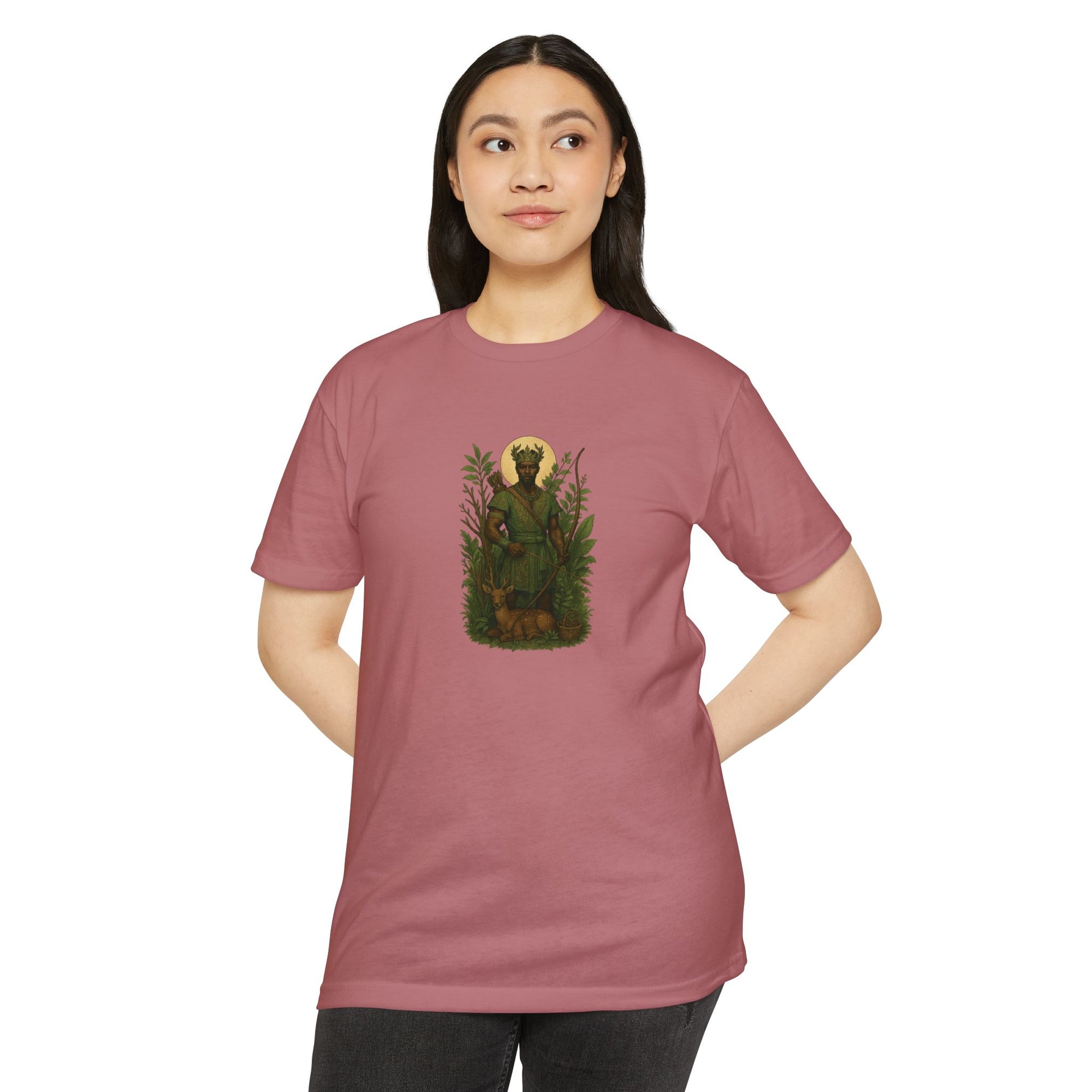 The Forest Spirit - Oshosi Orisha African Spirituality T-shirt