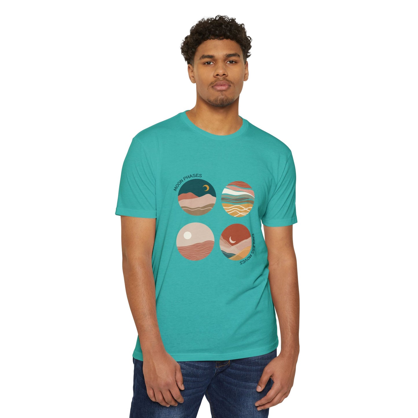 Moon Phases T-Shirt – Celestial Design for Astrology Lovers