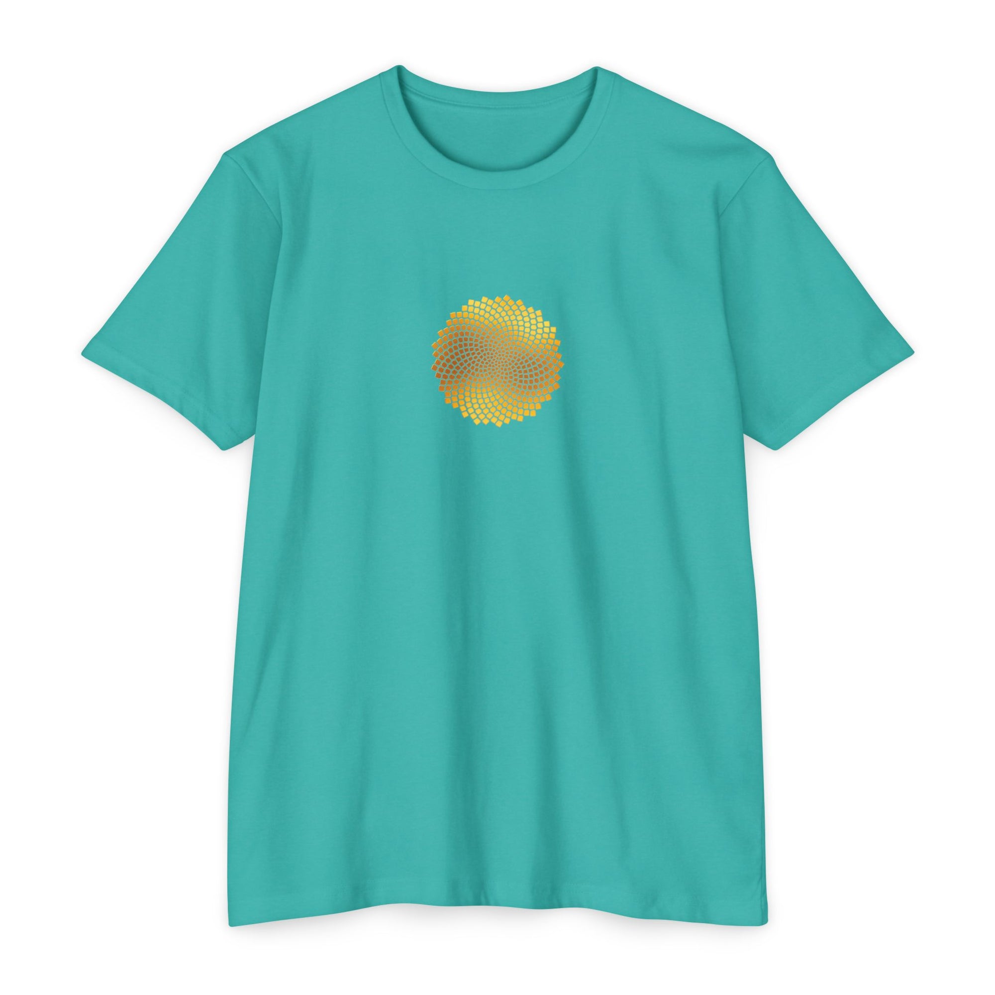 Sunflower Seeds Fibonacci Spirals T-Shirt
