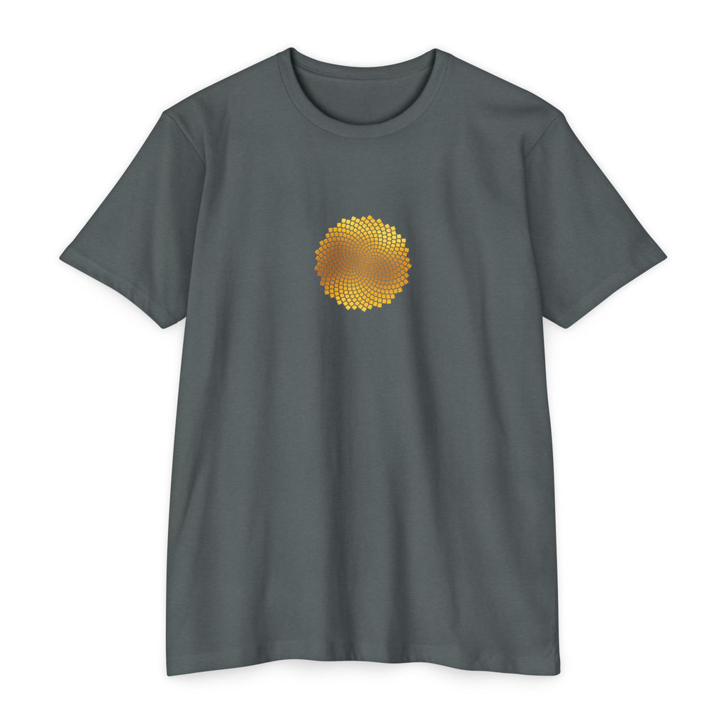 Sunflower Seeds Fibonacci Spirals T-Shirt