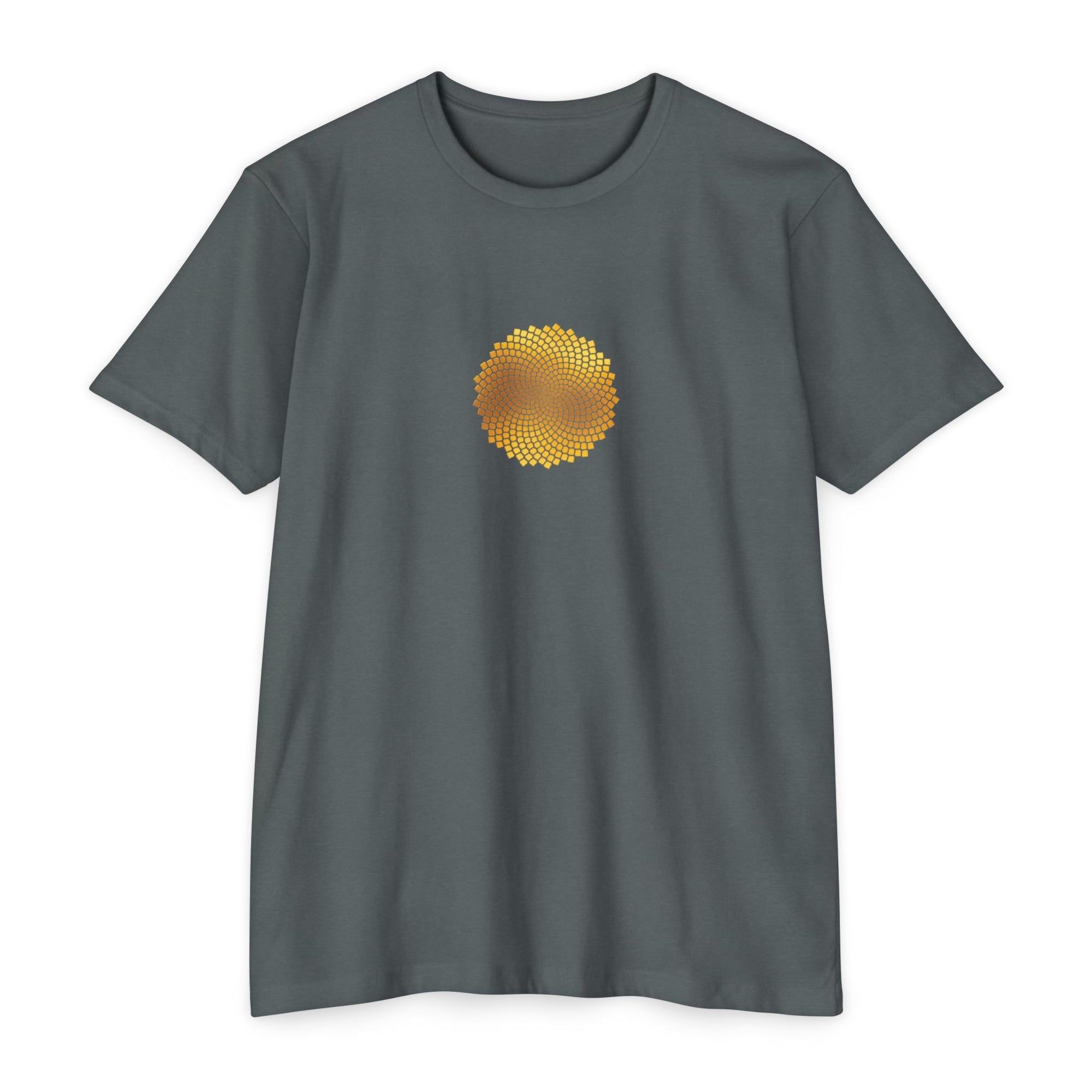 Sunflower Seeds Fibonacci Spirals T-Shirt