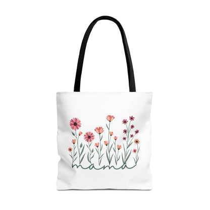 Minimalist Flowers Mother's Tote Bag