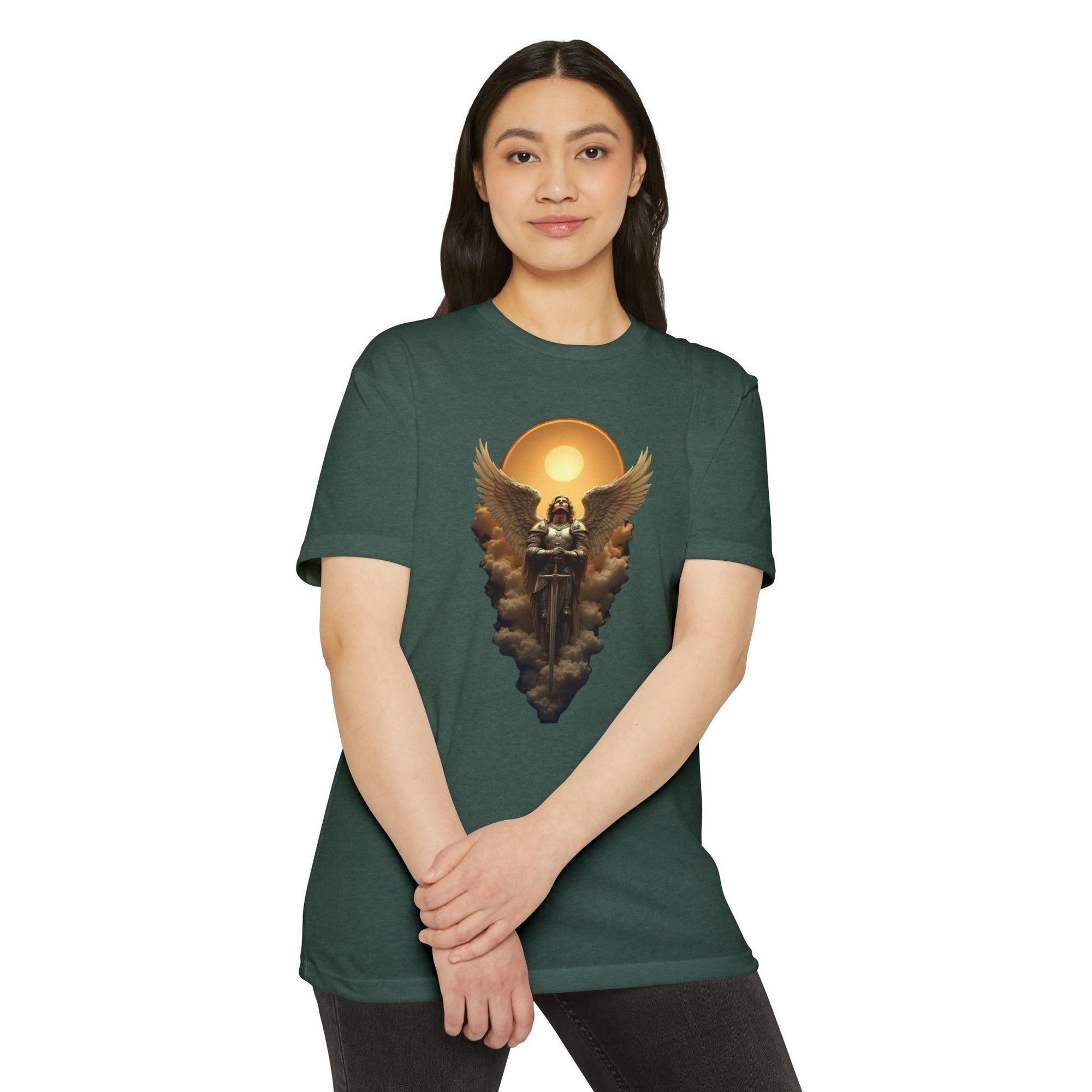 Celestial Warrior Saint Michael the Archangel T-Shirt