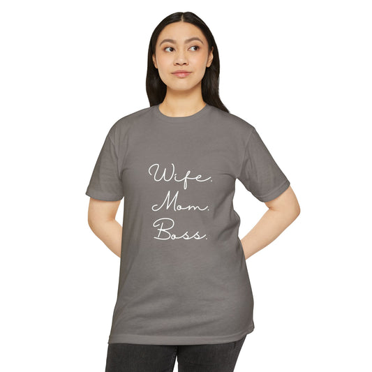 Wife Mom Boss T-Shirt – Bold Mother’s Day Gift for Empowered Women