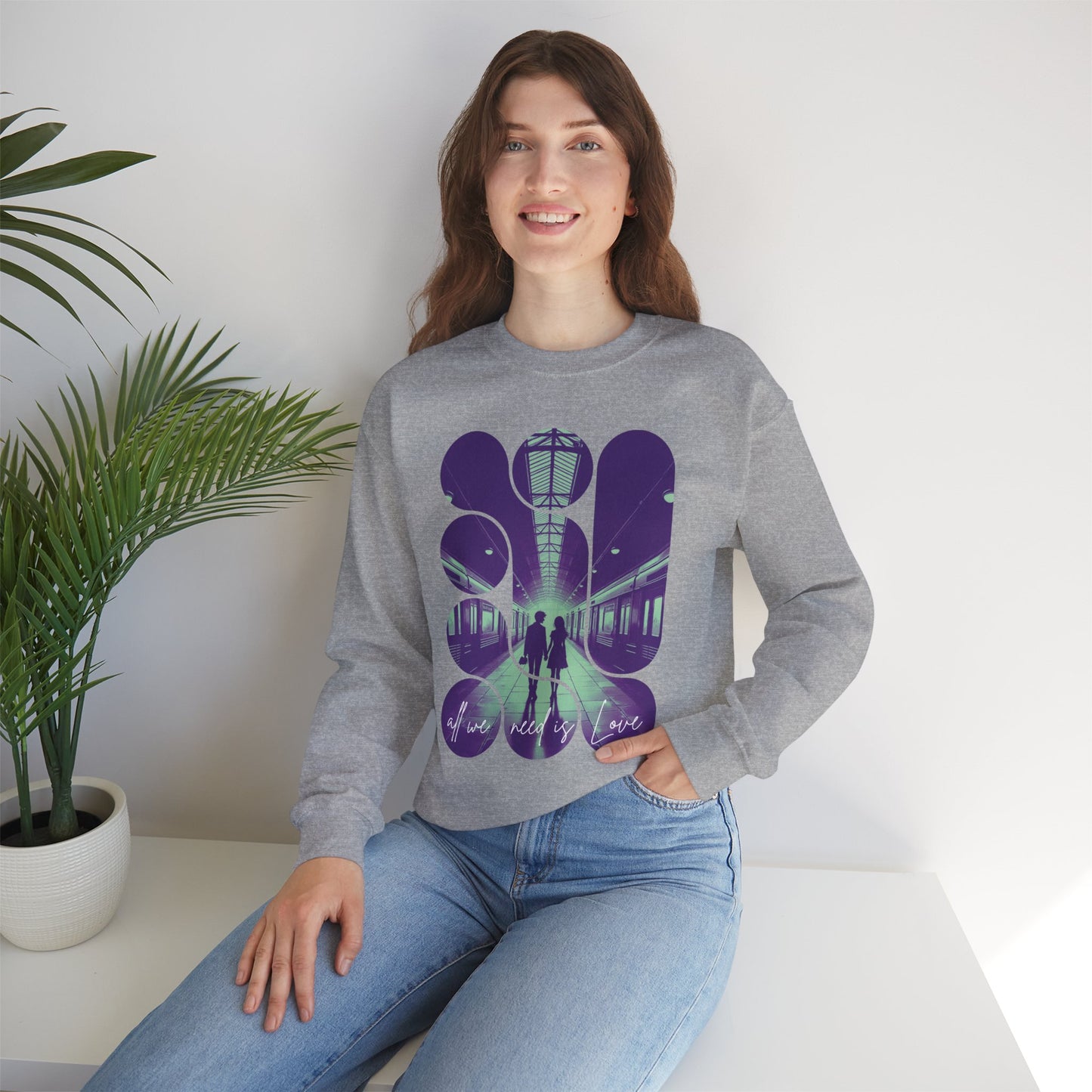 Valentine's Love Unisex Sweatshirt - All We Need