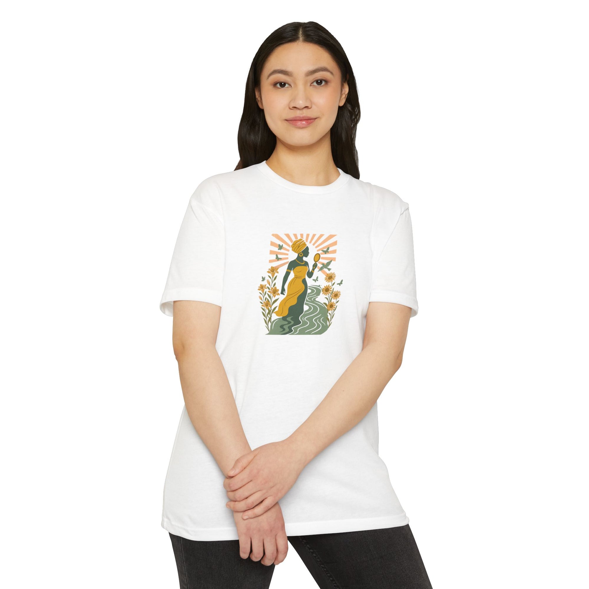 Oshun (Ochún or Oxúm) Orisha African Spirituality T-Shirt