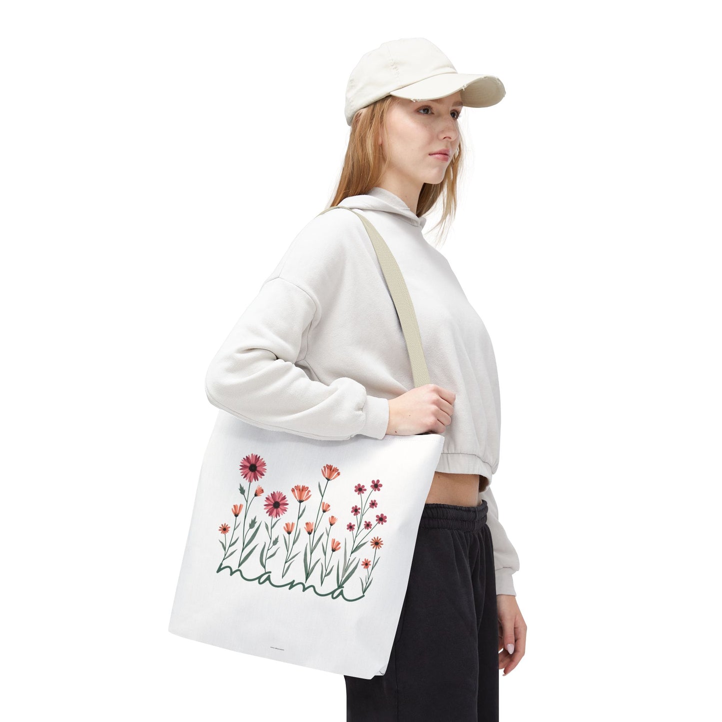 Minimalist Flowers Mother's Tote Bag