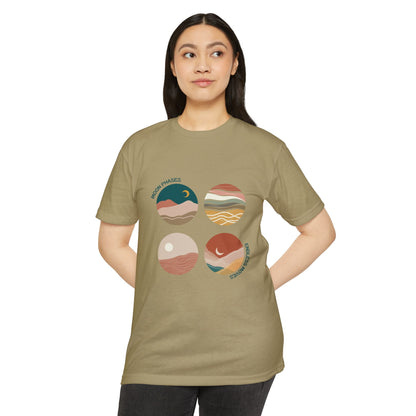 Moon Phases T-Shirt – Celestial Design for Astrology Lovers