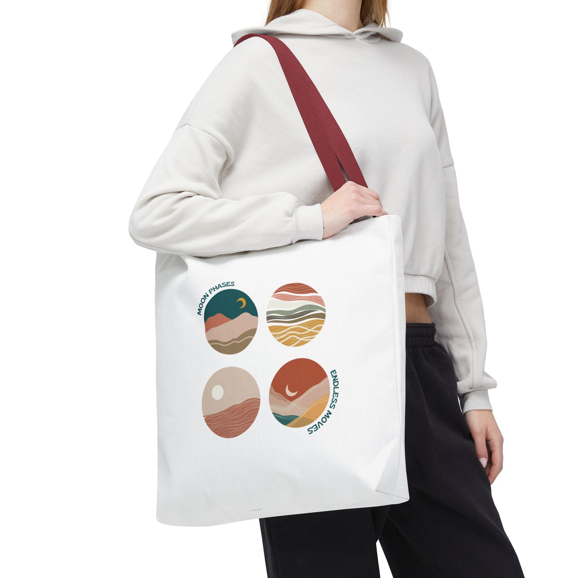 Moon Phases Astrology Lovers Tote Bag