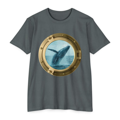 Whale Breaching T-Shirt – Minimal Ocean Design for Nature Lovers