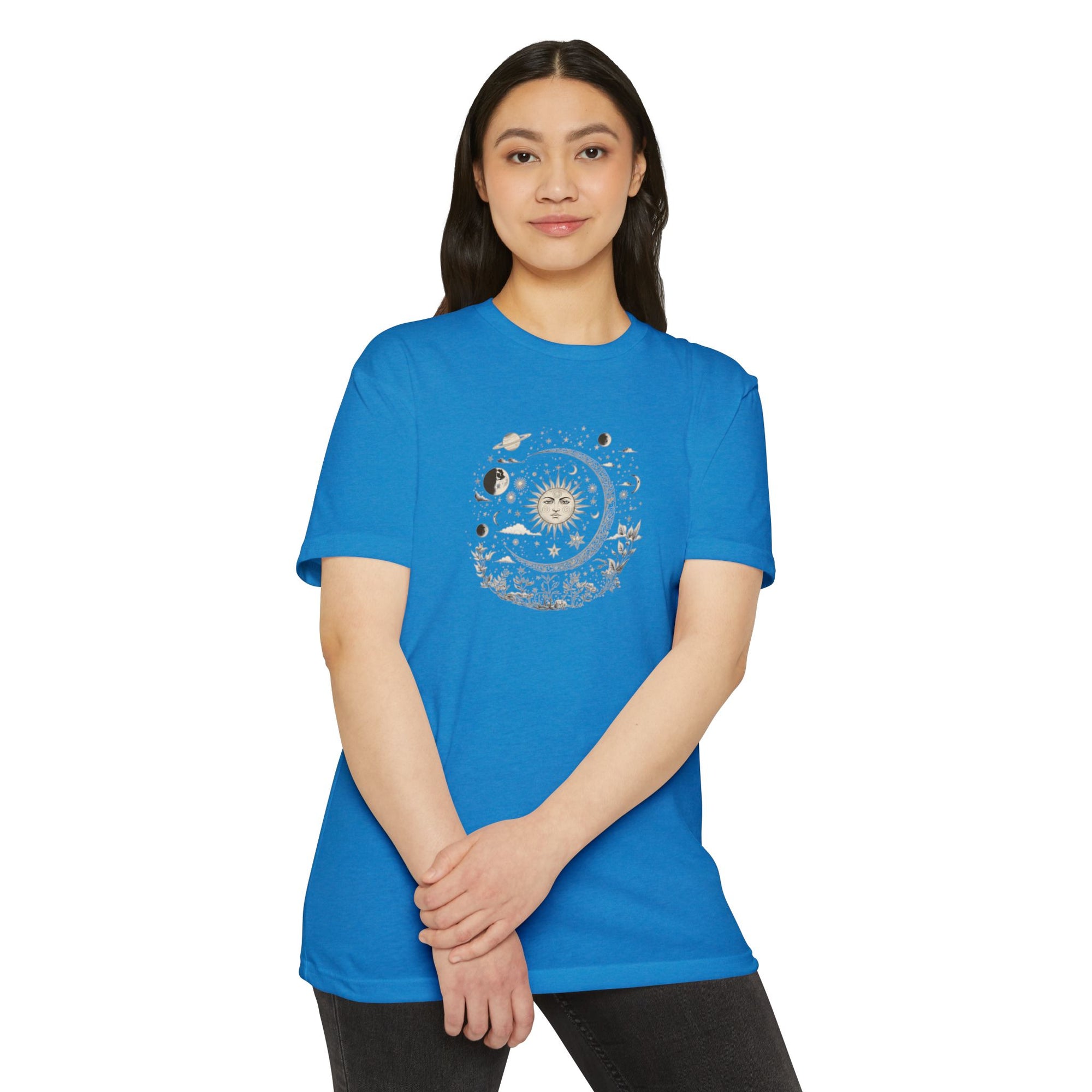 Mystic Sun & Moon Celestial Astrology T-Shirt