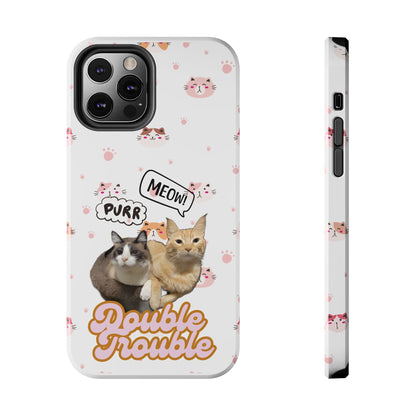 Phone Cases - Cat lovers - White Design