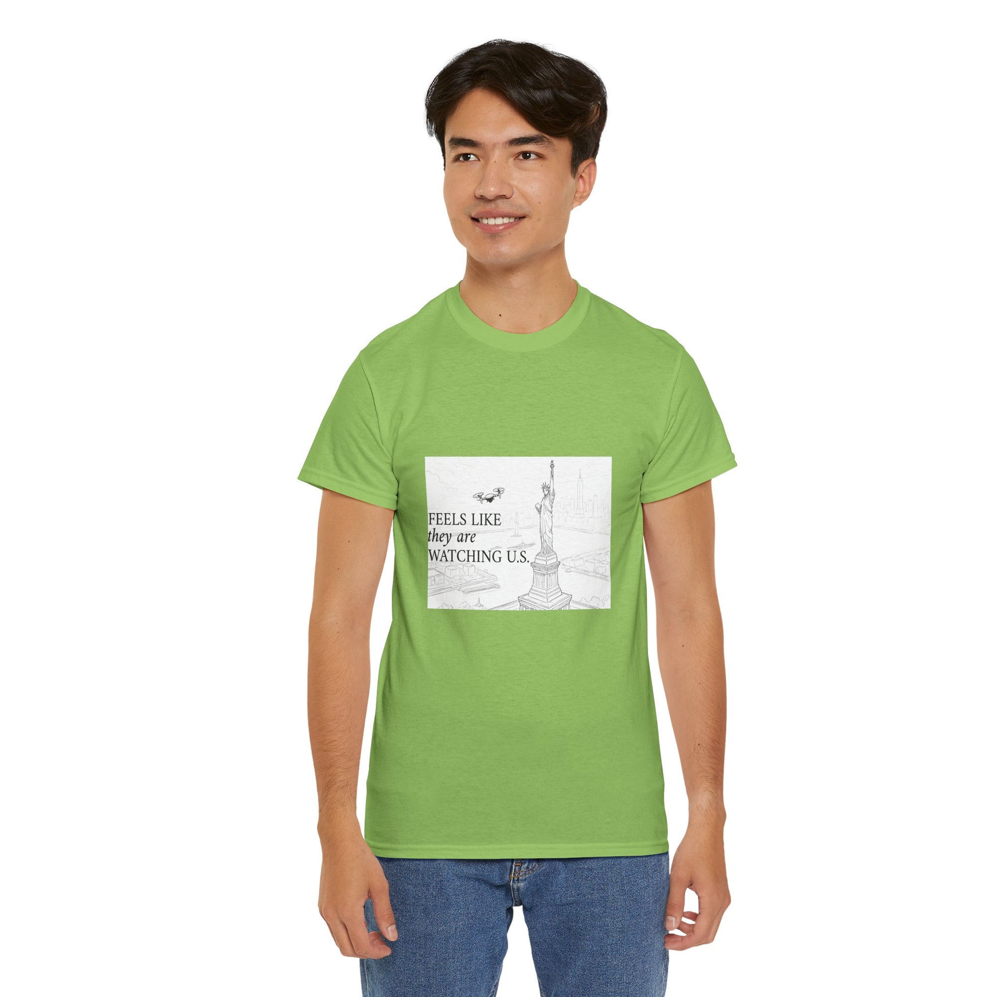 Feels Like They Are Watching US - Drones over NYC T-shirt