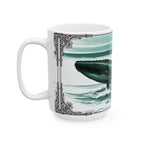 Whale Ceramic Mug - Summer Decoration - Father's Day Gift Idea