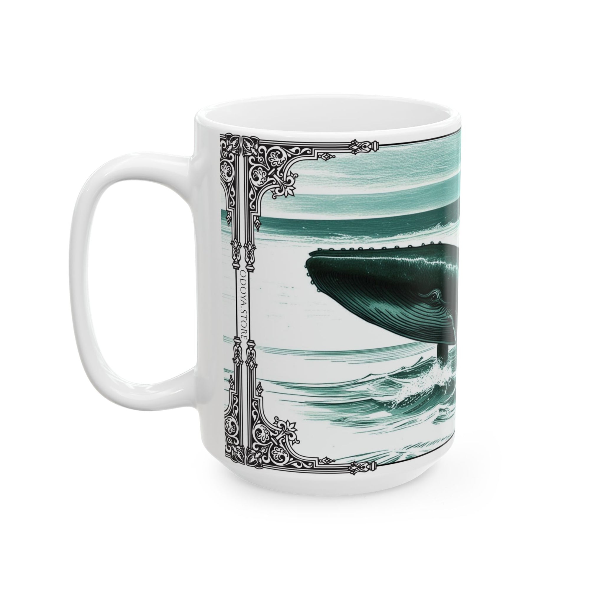 Whale Ceramic Mug - Summer Decoration - Father's Day Gift Idea