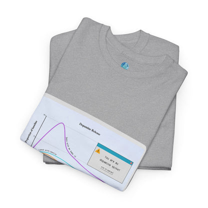 Valentine's Dopamine Chart Unisex Tee - Laptop design