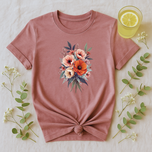 Wildflower Pastel Floral Unisex T-shirt