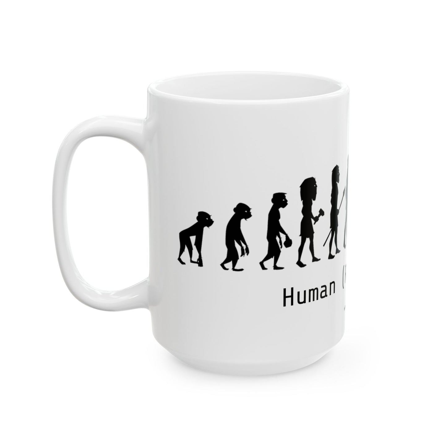 Meme mug Human Evolution - Geeks and tech lovers gift