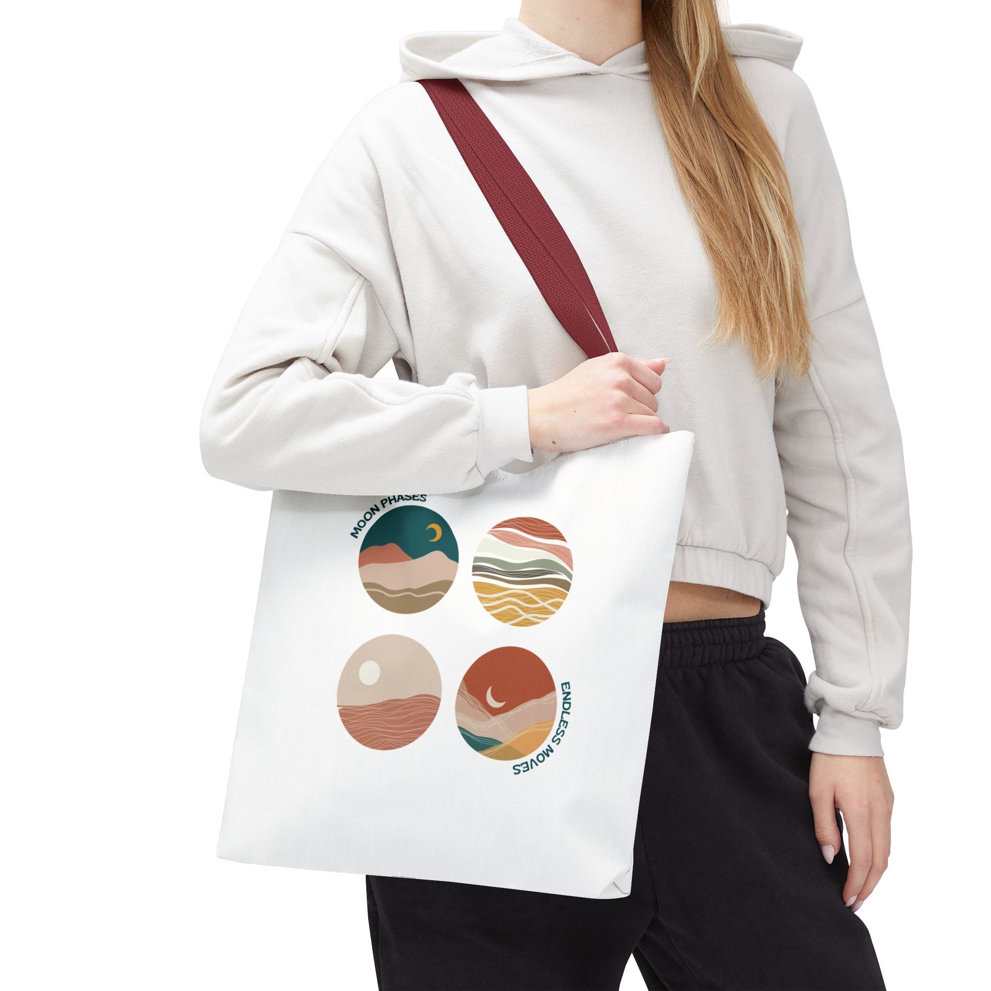 Moon Phases Astrology Lovers Tote Bag