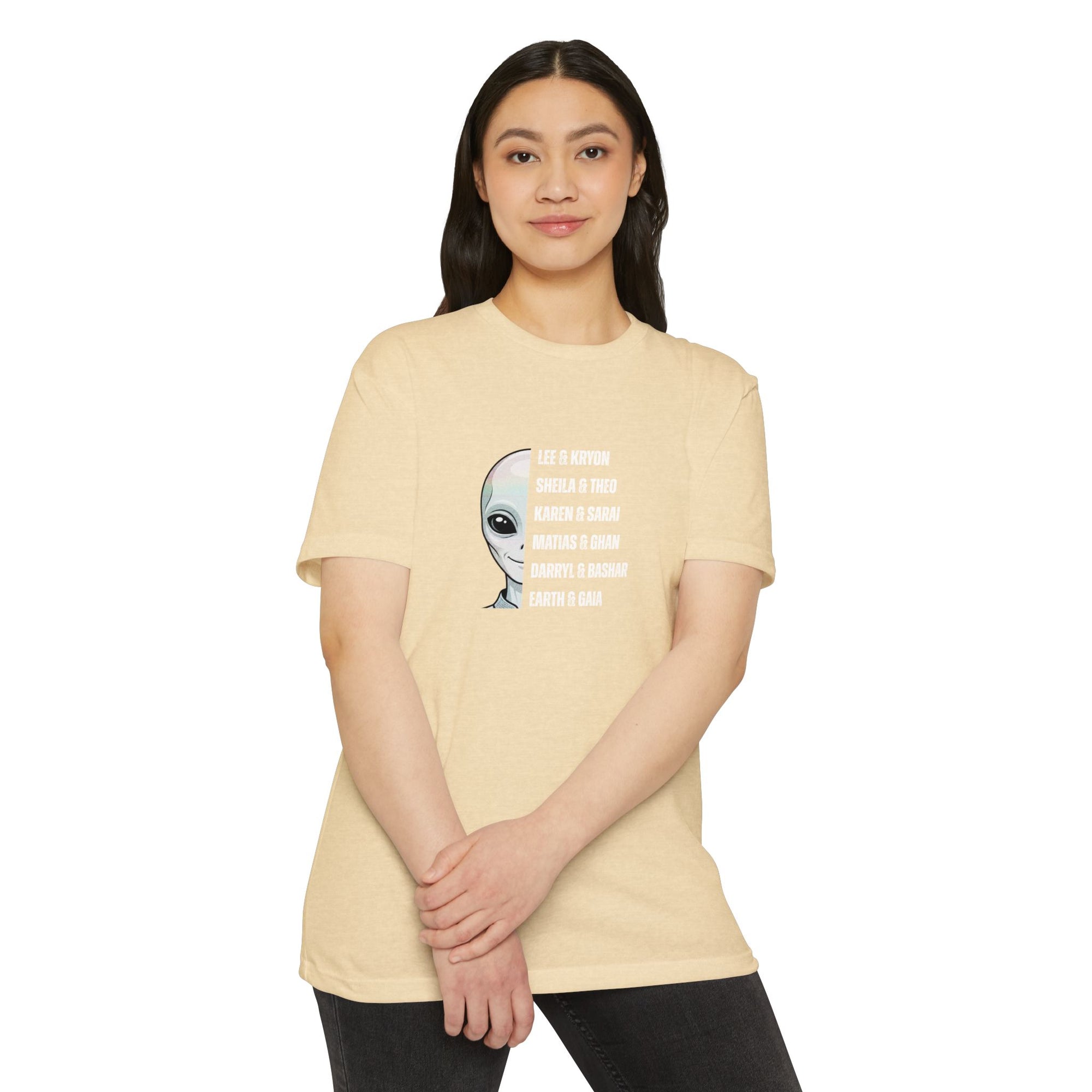 Channelers List Shirt, Bashar Kryon Matias Di Stefano THEO Sarai Gaia Fan Tee, Spiritual Teacher Names