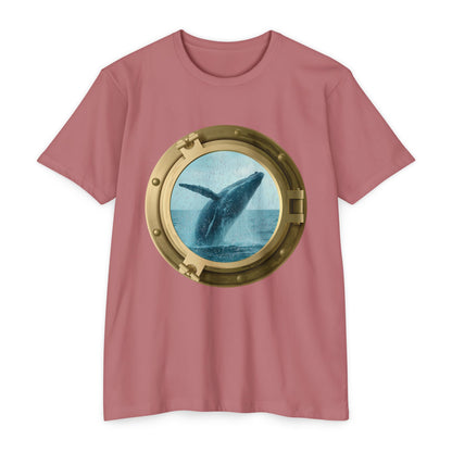 Whale Breaching T-Shirt – Minimal Ocean Design for Nature Lovers
