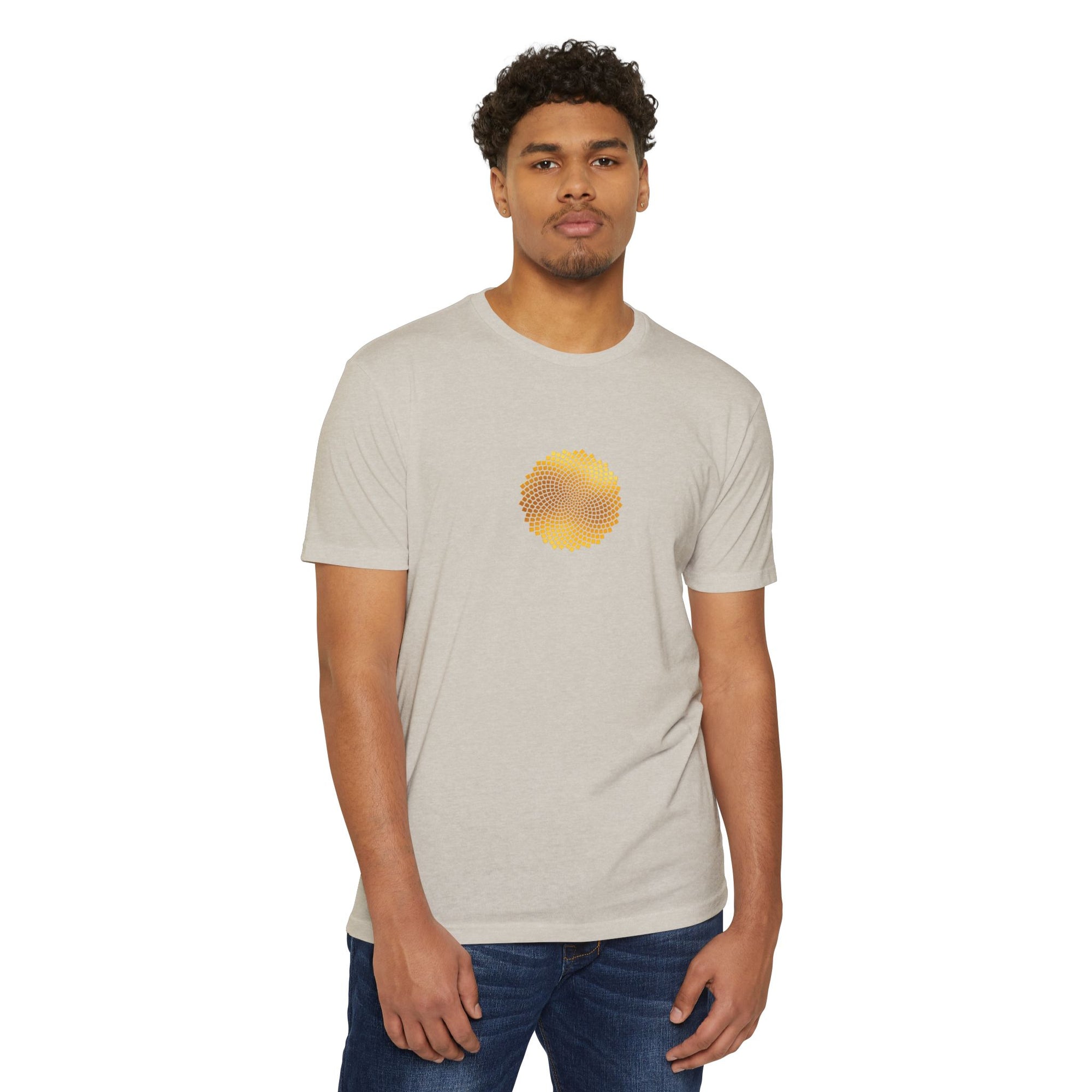 Sunflower Seeds Fibonacci Spirals T-Shirt