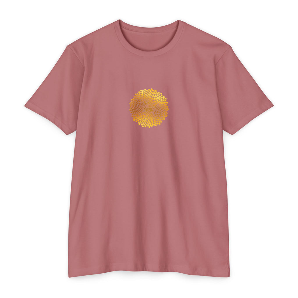 Sunflower Seeds Fibonacci Spirals T-Shirt
