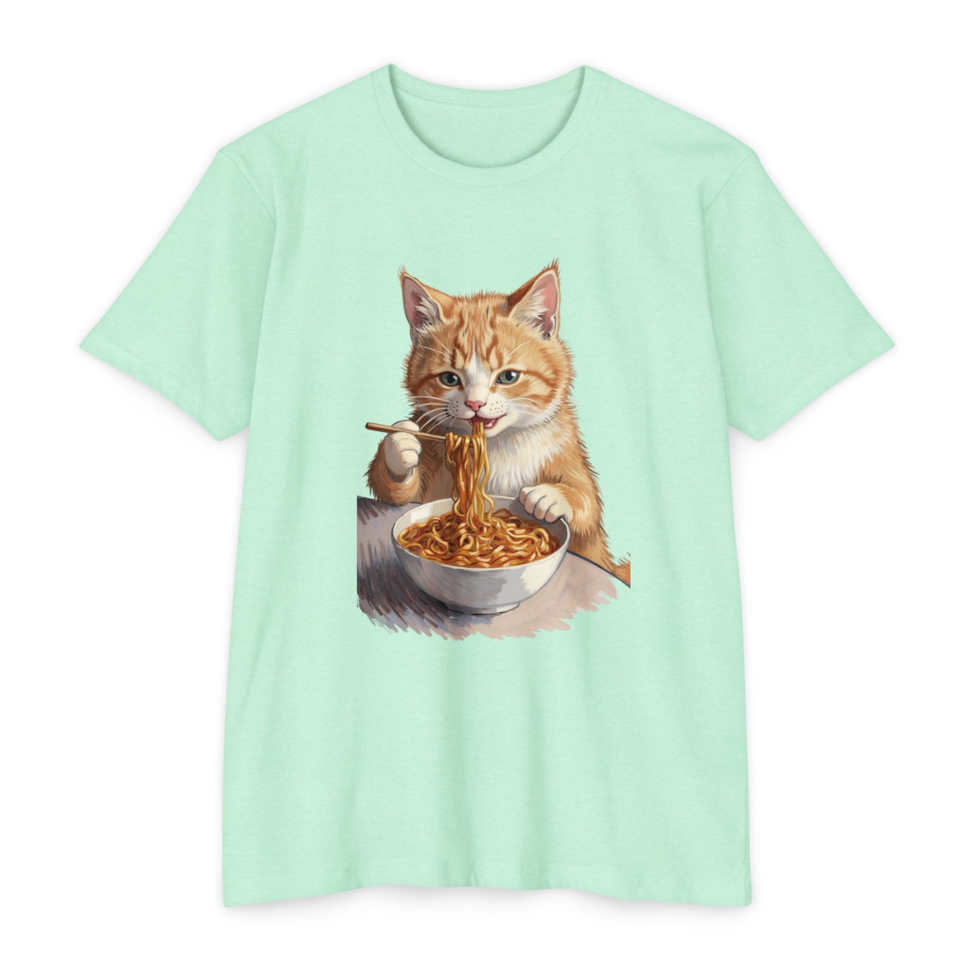 Noodle Cat T-Shirt – Retro Ramen
