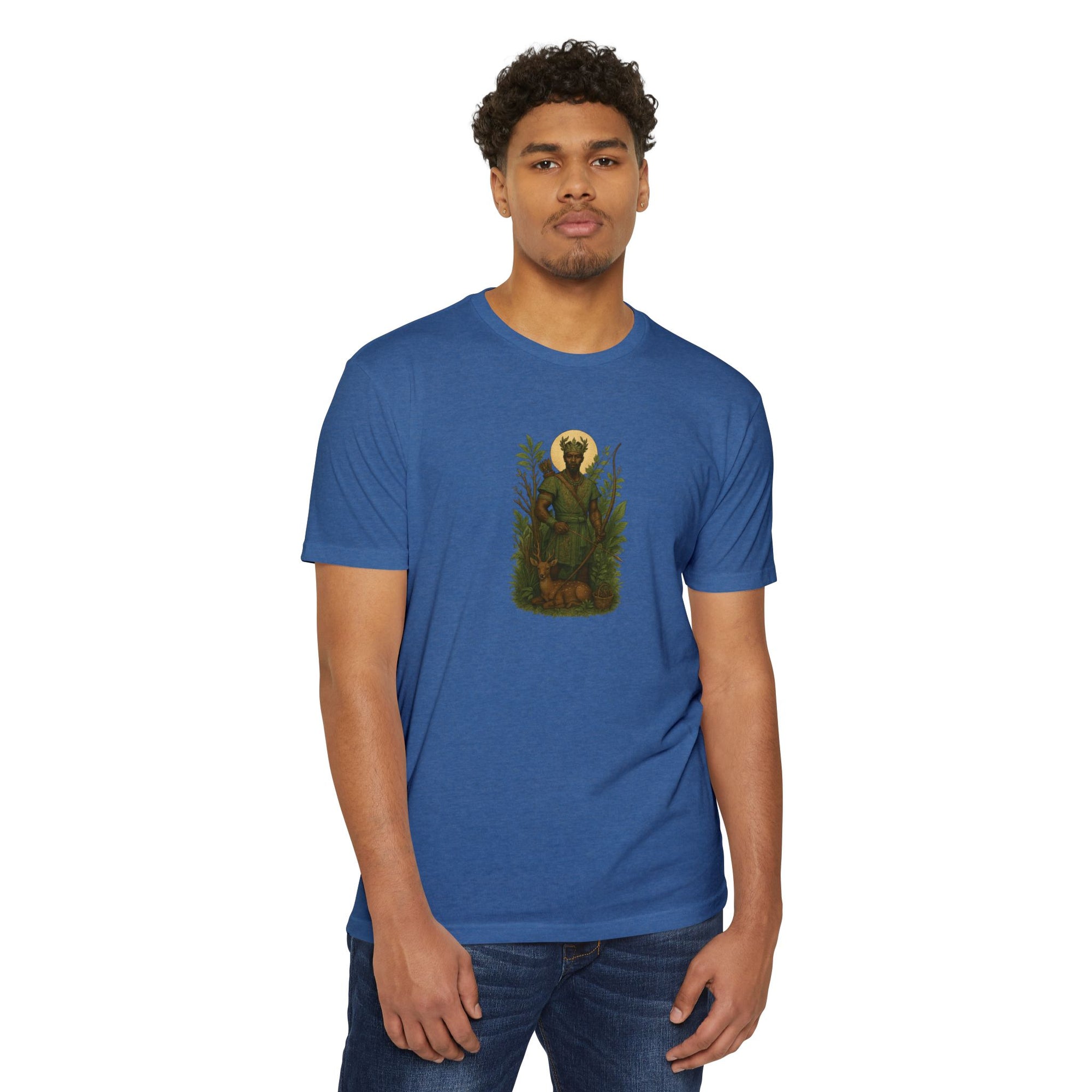 The Forest Spirit - Oshosi Orisha African Spirituality T-shirt