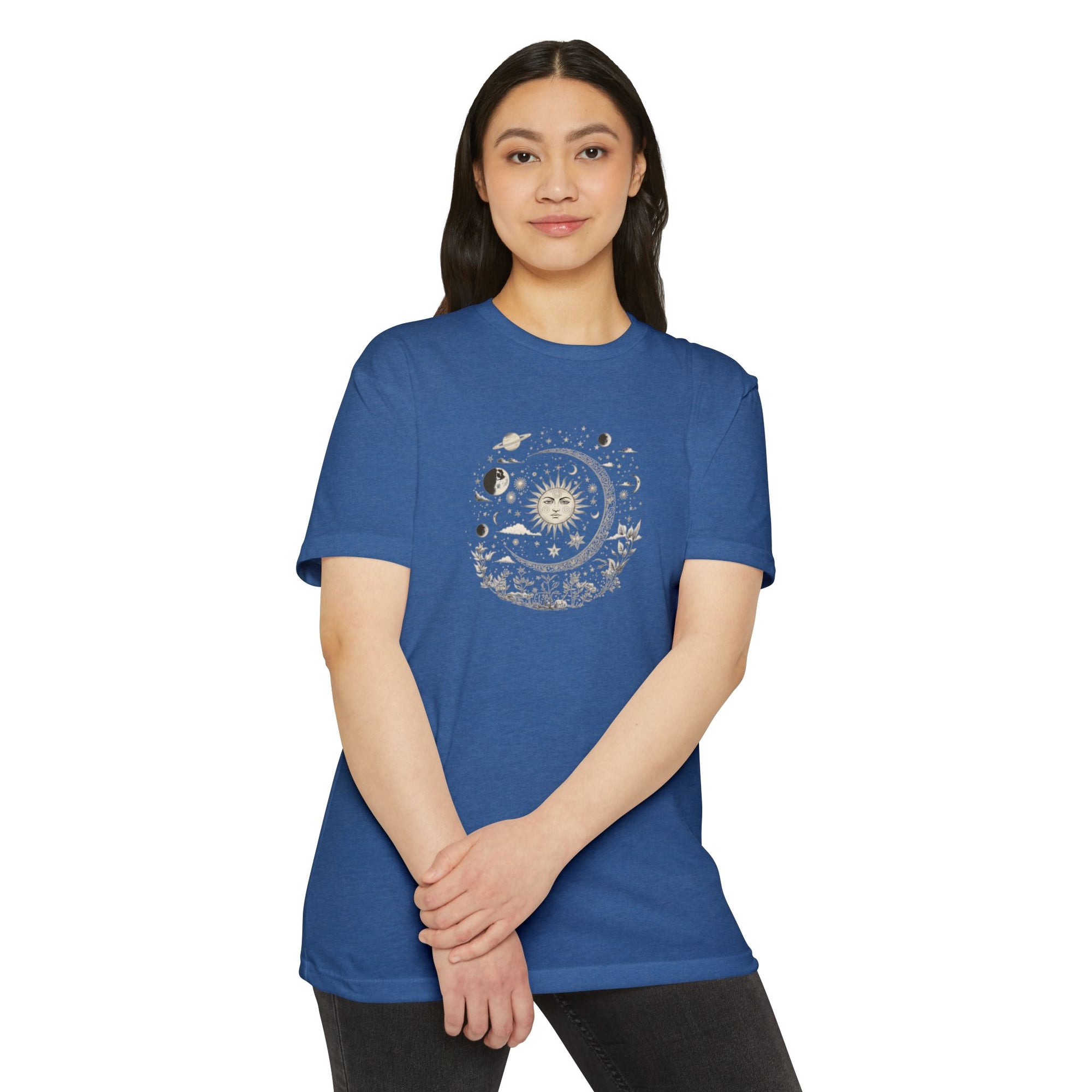 Mystic Sun & Moon Celestial Astrology T-Shirt