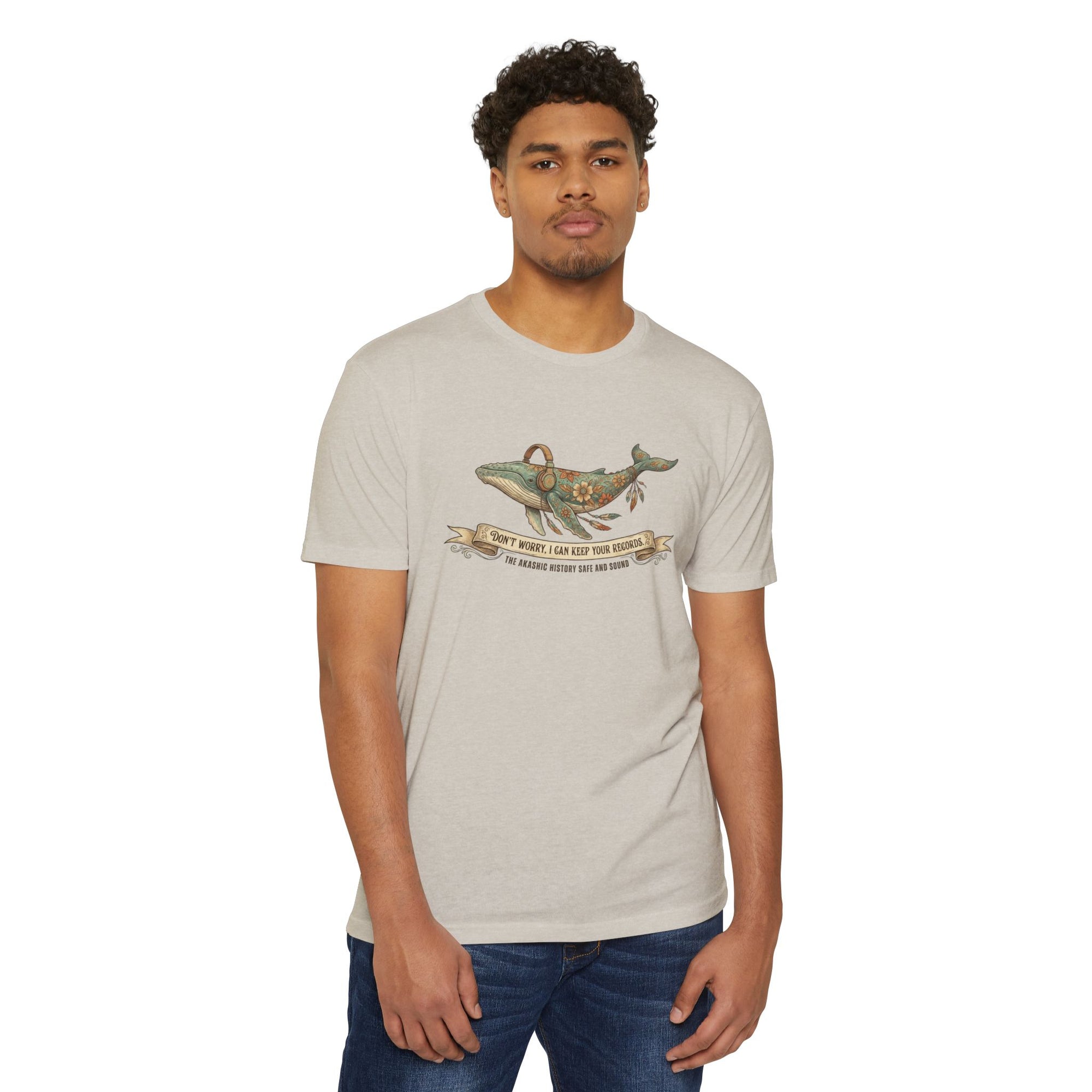 Mystical Whale Shirt, The Akashic Record Keeper, Vintage Boho Animal and Ocean Lover Tee