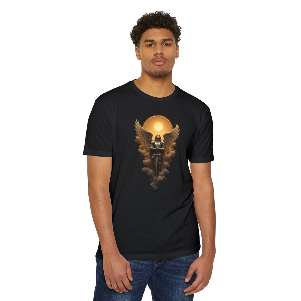 Celestial Warrior Saint Michael the Archangel T-Shirt