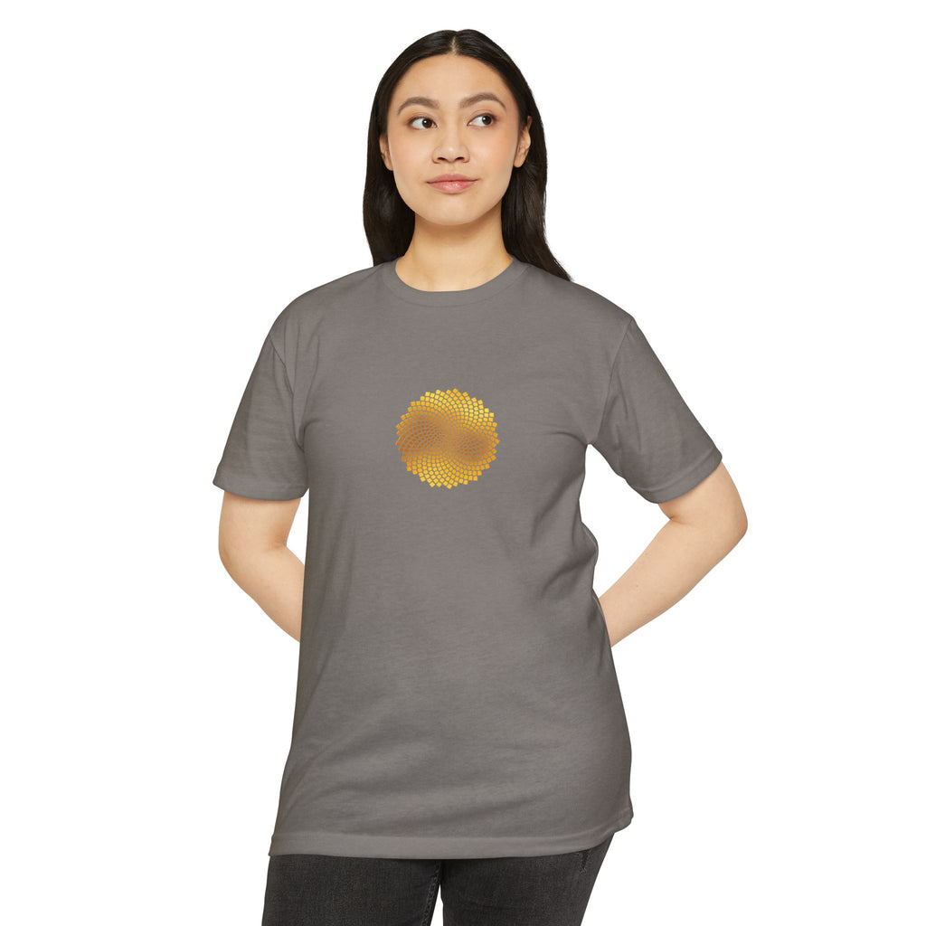 Sunflower Seeds Fibonacci Spirals T-Shirt