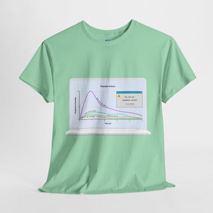 Valentine's Dopamine Chart Unisex Tee - Laptop design