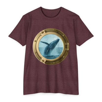 Whale Breaching T-Shirt – Minimal Ocean Design for Nature Lovers