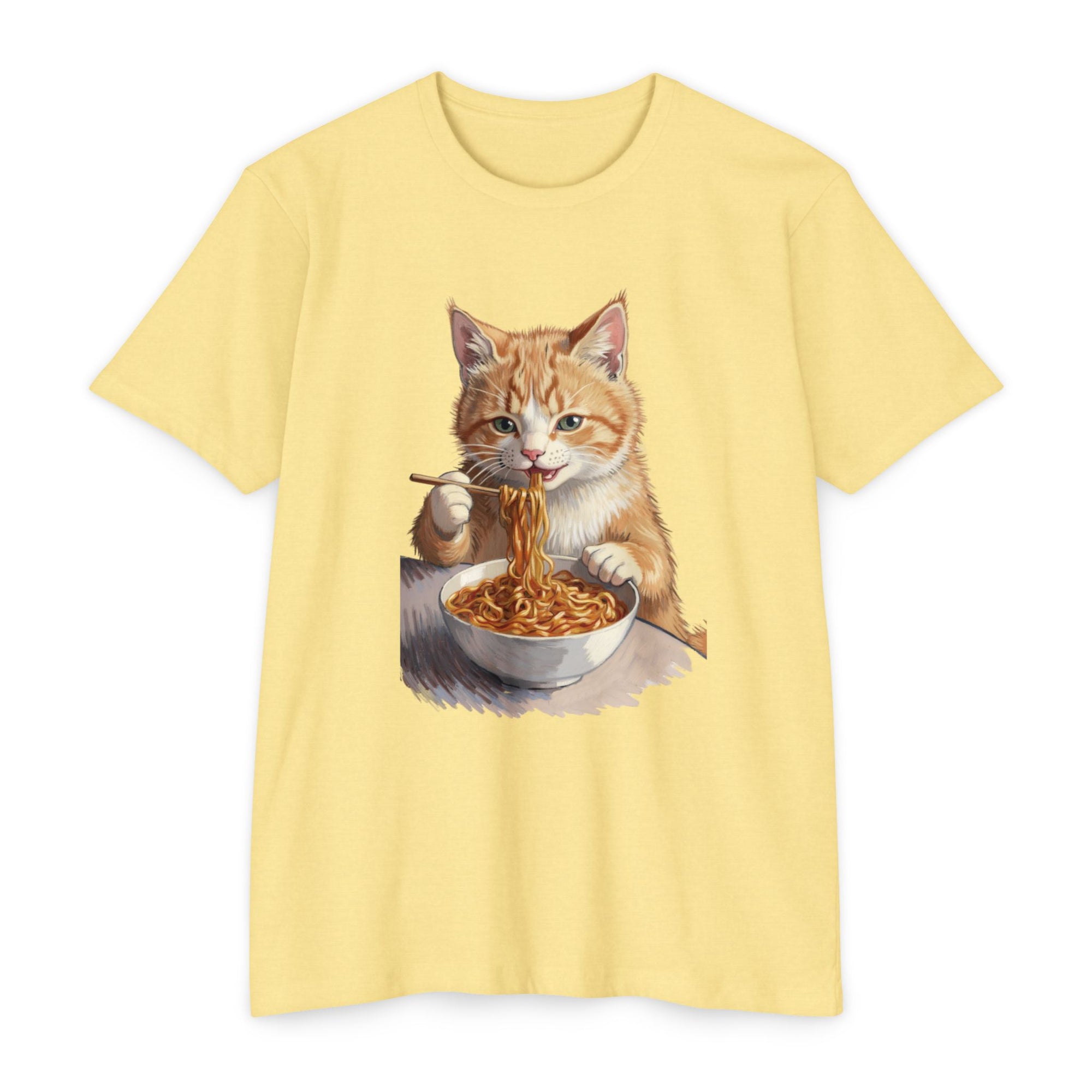 Noodle Cat T-Shirt – Retro Ramen