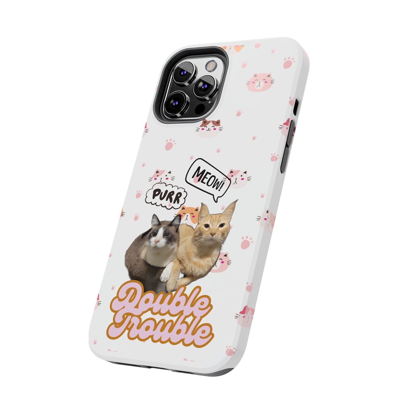 Phone Cases - Cat lovers - White Design