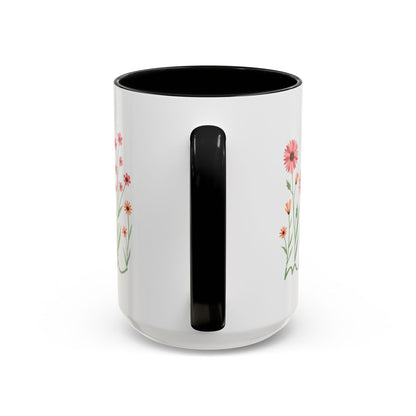 Coffee Mug Minimalist Flowers Mother's Day Gift